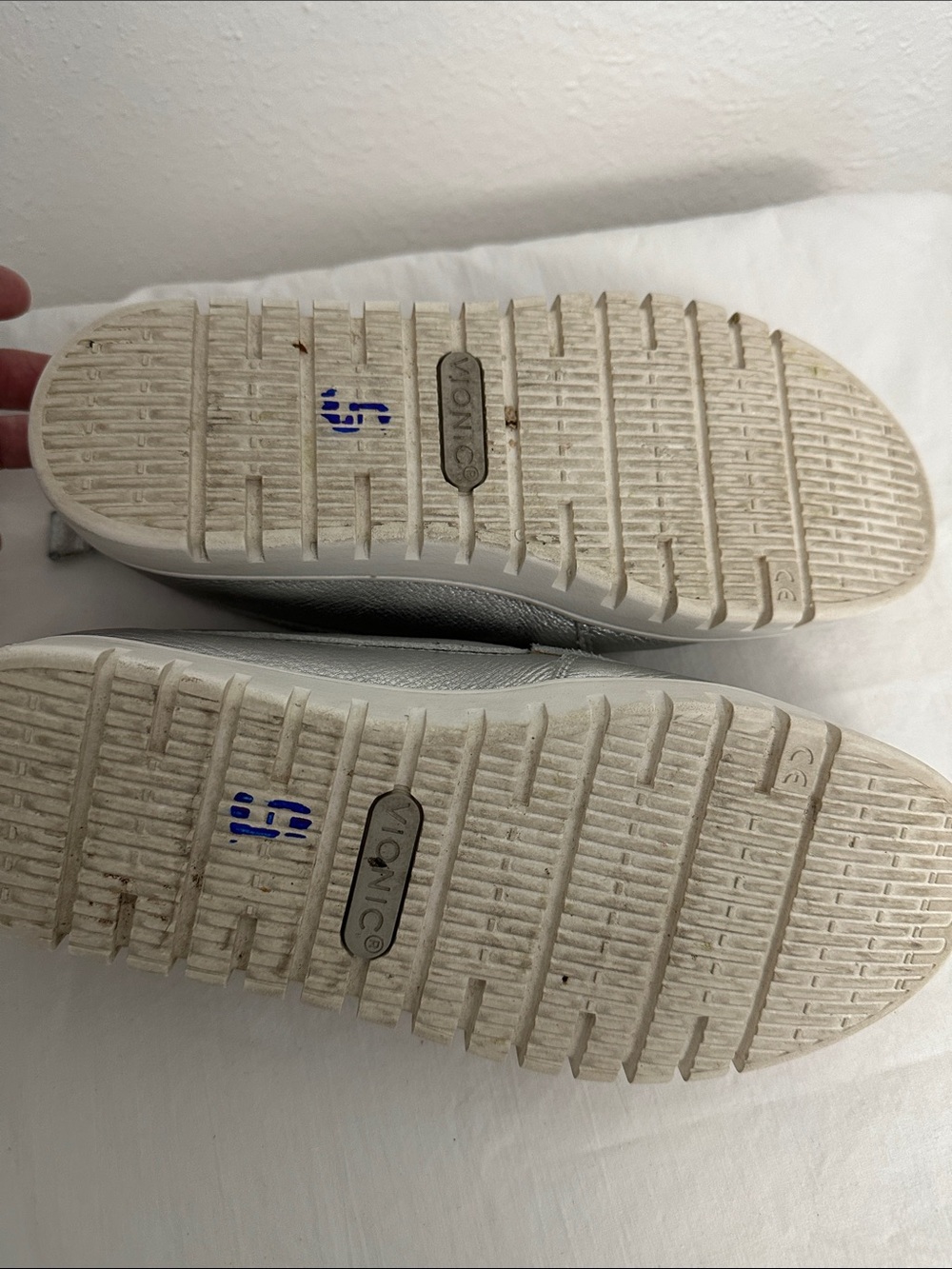 Vionic Silver Metallic Penny Loafers - Picture 6 of 7